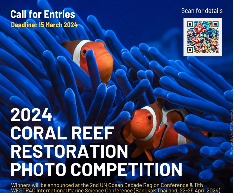 24/01-13/03/2024: IOC Westpac Cuộc thi ảnh về phục hồi rạn san hô 